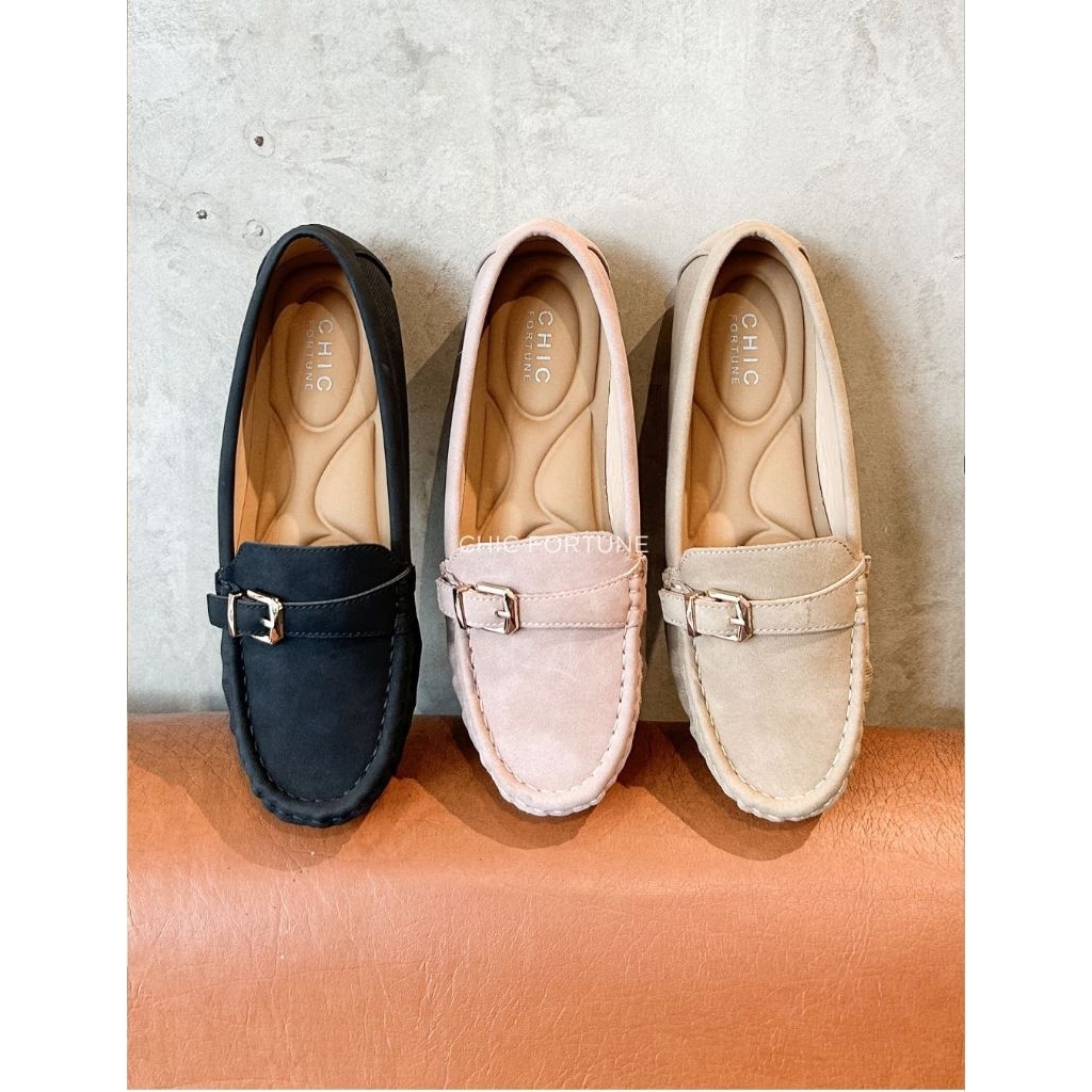 Chic Fortune FS 831 Flatshoes Wanita Impor