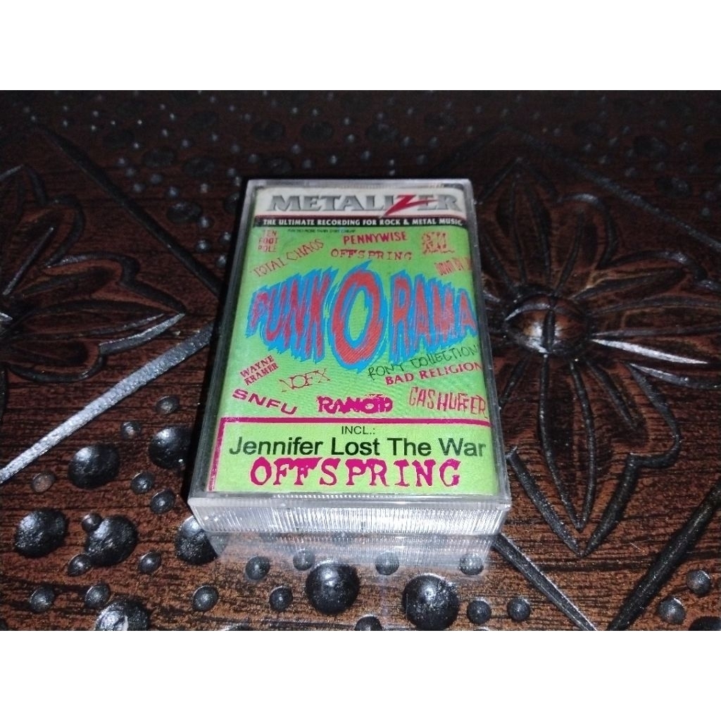 Kaset Kompilasi Punk, Punk O Rama (Bad Religion, Rancid, NOFX dll)