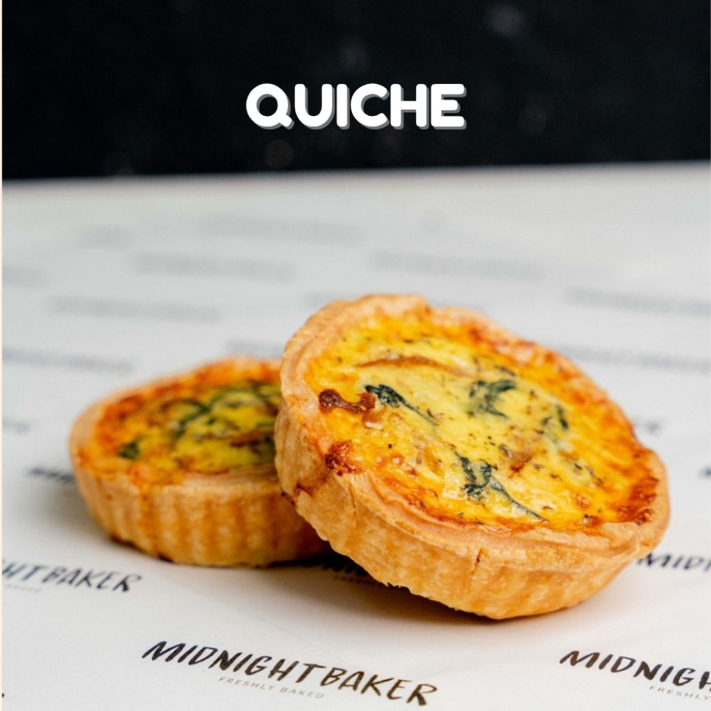 Quiche Beef Bacon n Cheese / Quiche Truffle Mushroom