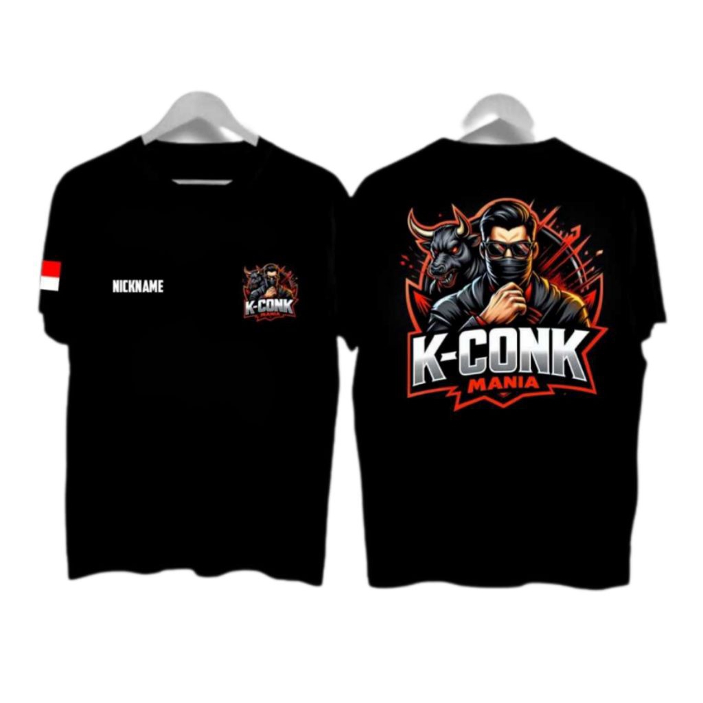 KAOS DISTRO K CONK MANIA//TSHIRT NEW