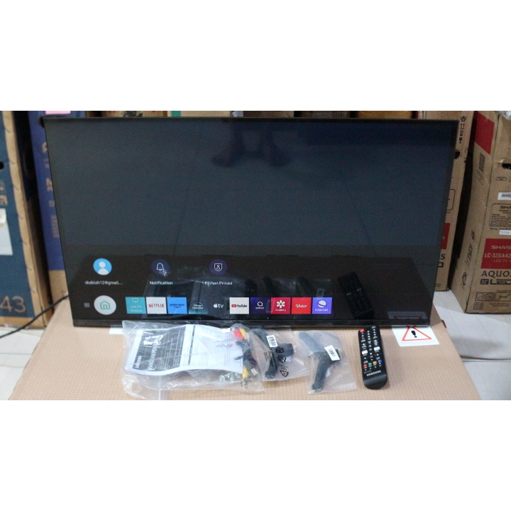 TV LED SAMSUNG 32 Inch HD SMART TV Youtube Wifi Netflix HDMI USB DVBT T-2 Kondisi bekas 4276F