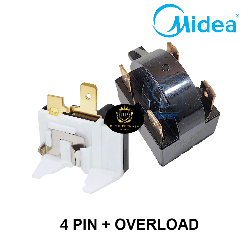 Relay Ptc 4 Pin Overload Kulkas 2 Pintu showcase