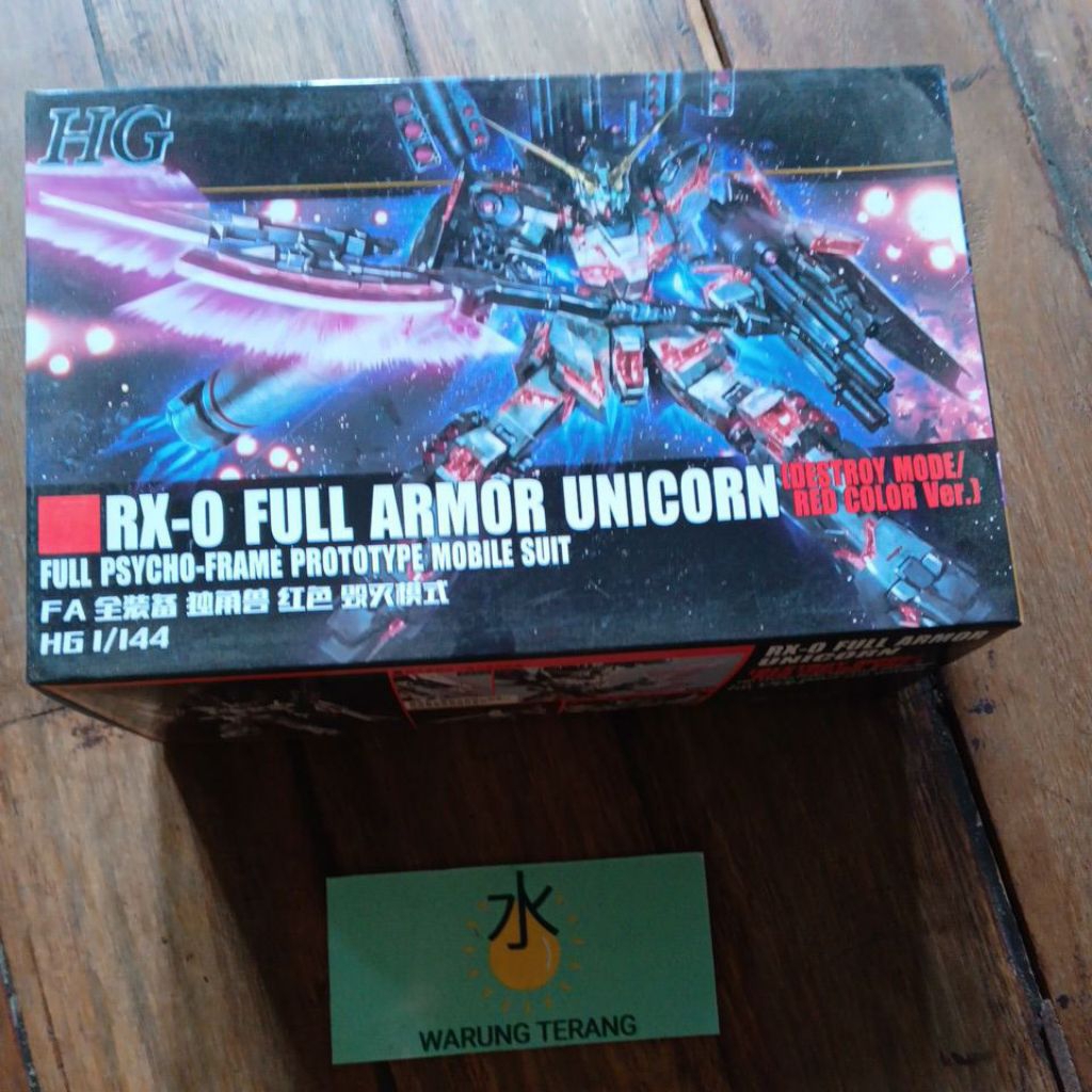 full armor rx 0  unicorn full psycho destroy mode 1/144