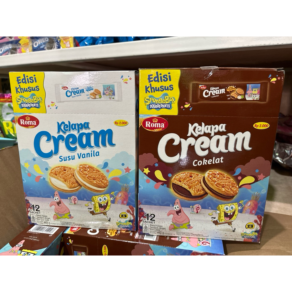 roma kelapa cream box isi 12 sachet (grosir)