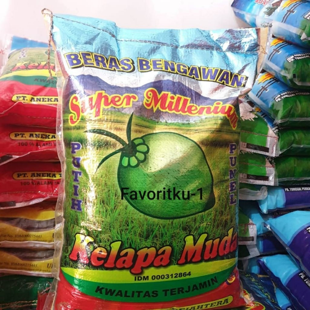 Beras Bengawan Kelapa Muda Super Punel 25 kg. OJOL ONLY