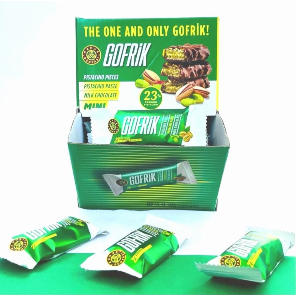 gofrik wafer coklat pistachio 12,5gr