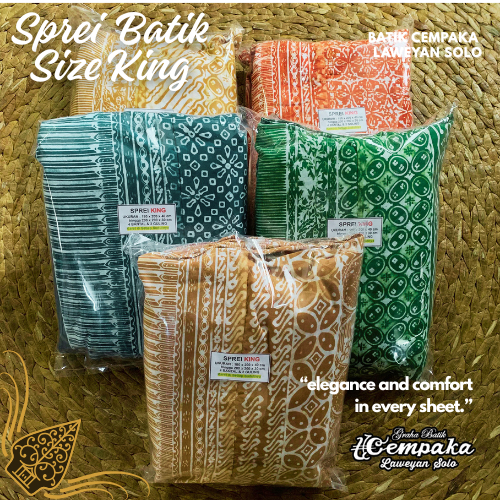 Sprei Batik (BATIK CEMPAKA LAWEYAN SOLO)