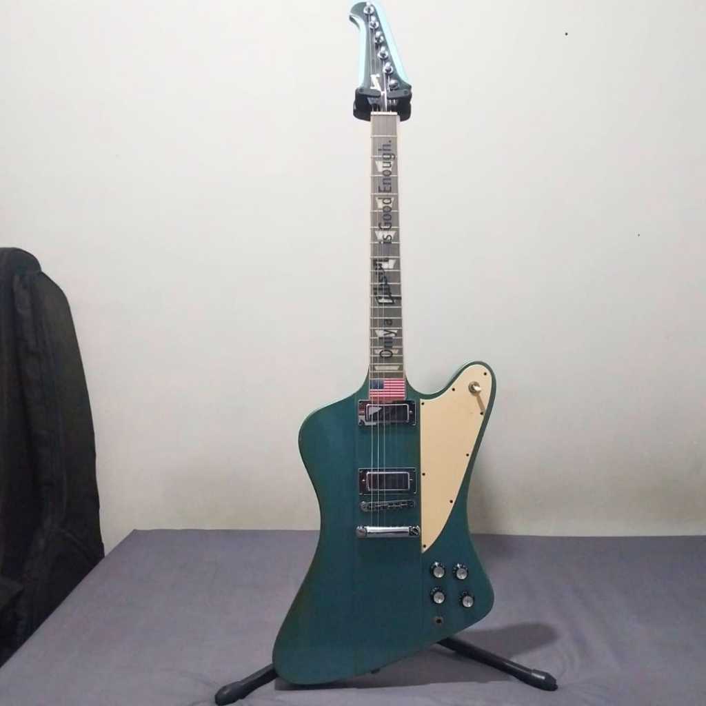 ELECTRIC GUITAR "GIBSON FIREBIRD T 2017" PELHAM BLUE ORIGINAL MADE IN USA (PREOWNED) + Alat Musik Id