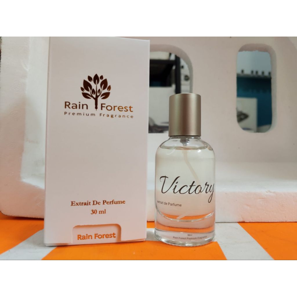VICTORY Extrait de Parfum Wanita 30 ml - RAIN FOREST Tahan Lama - Inspired Aqua Kiss Vict*ria secret