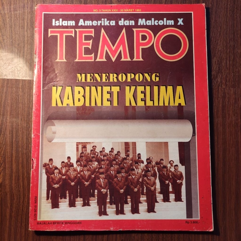 Majalah Tempo  Maret Tahun 1993 Meneropong Kabinet Kelima