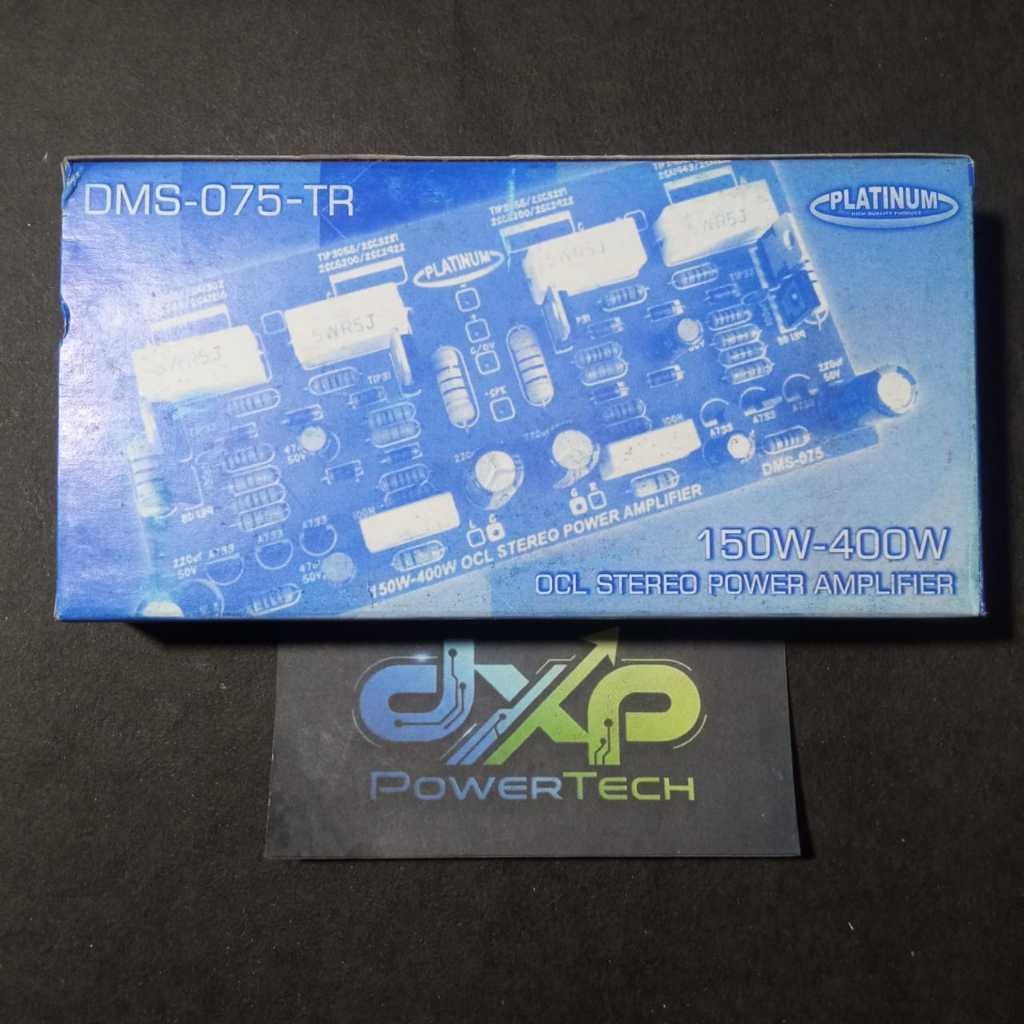 POWER AMPLIFIER OCL STEREO150-400W DMS-07-TR by PLATINUM