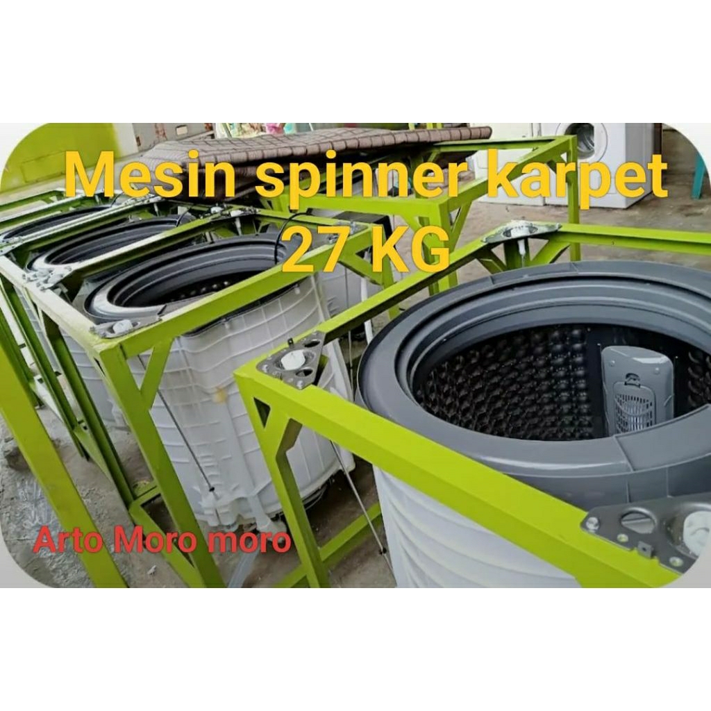 Mesin spinner karpet serbaguna
