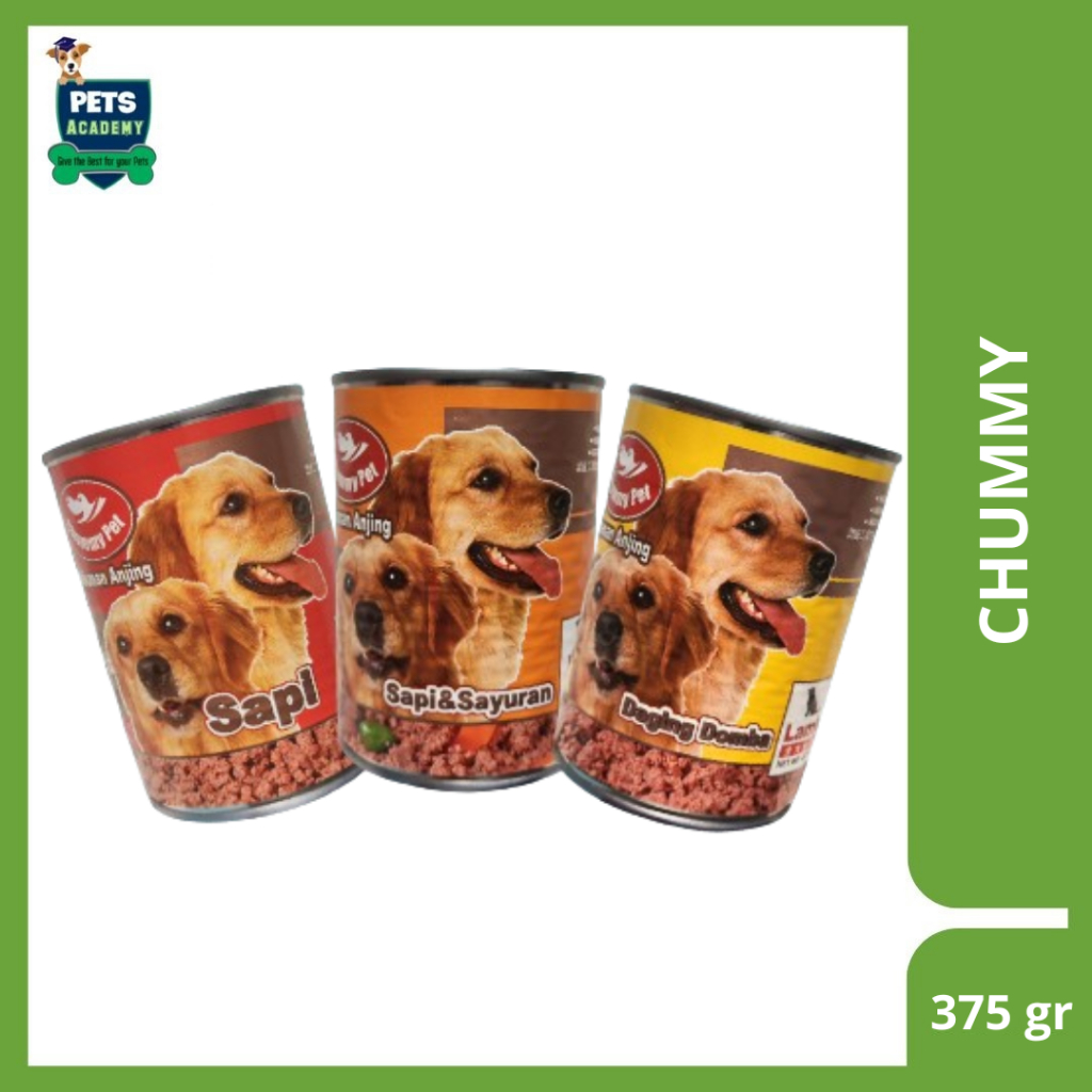 Makanan Basah Kaleng Anjing Chummy Dog Lamb - Domba 375gr