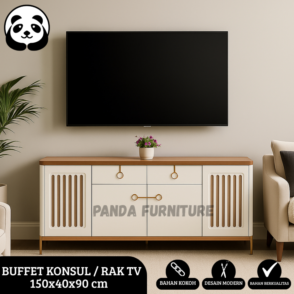 PROMO BUFFET KONSUL IMPORT / BUFFET TV IMPORT / BUFFET MULTIFUNGSI / MEJA BUFFET TV MEWAH BERKUALITA