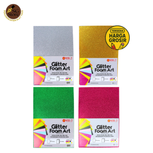 VIS-1 - Glitter Foam Art / Foam Kerajinan Tangan Glitter