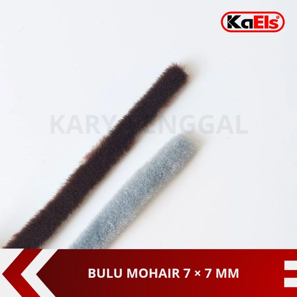 Bulu Moher Mohair Door Seal / Peredam Pintu Sliding Jendela Double Tape