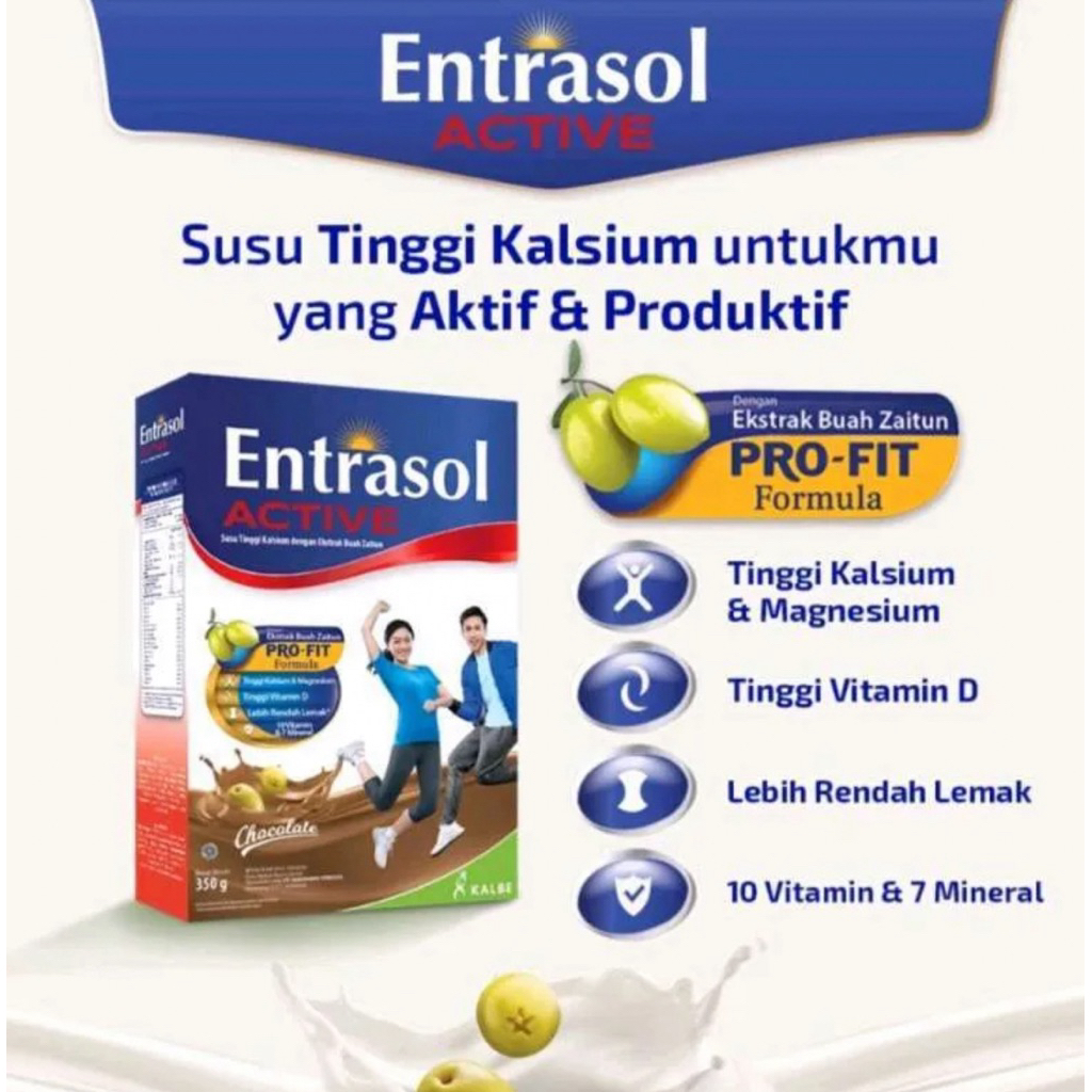 ENTRASOL ACTIVE 350gr SUSU BUBUK ENTRASOL