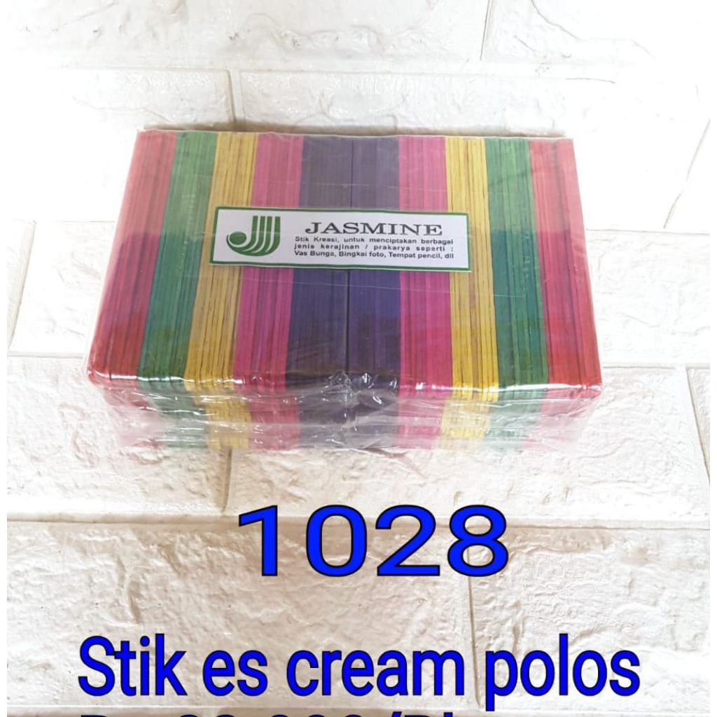 STIK ES CREAM WARNA POLOS