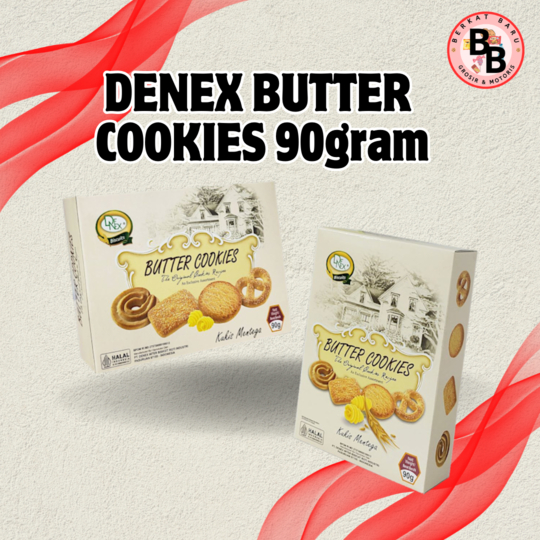[BB SNACK] DENEX BUTTER COOKIES BOX 90gram