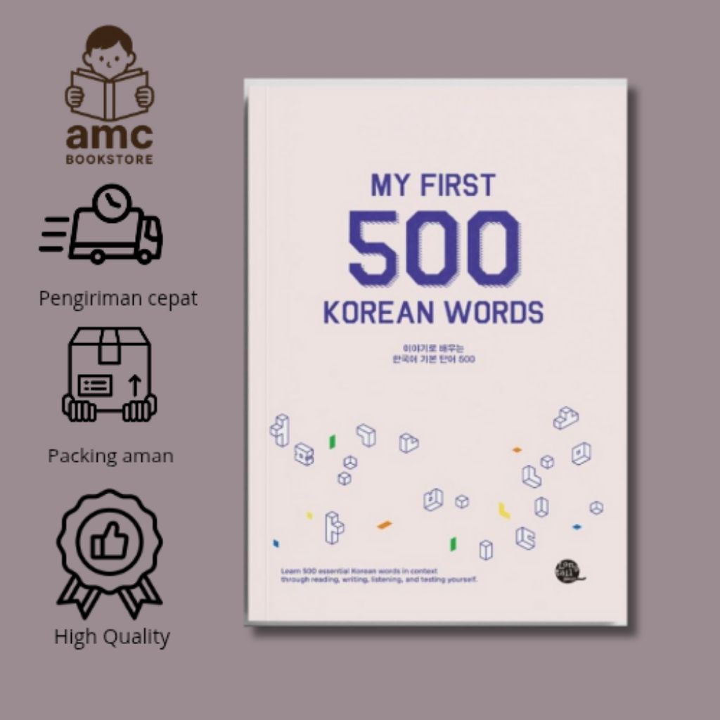 My First 500 Korean Words Book 1