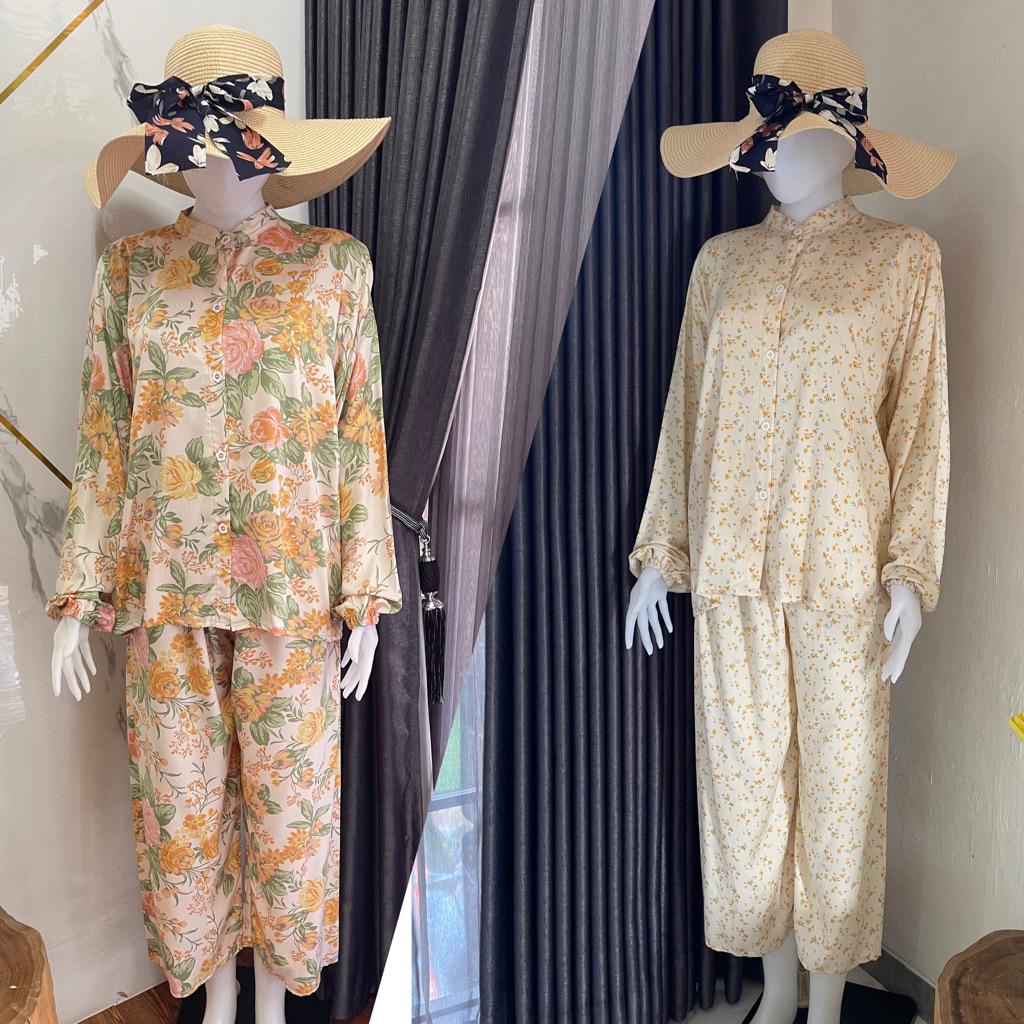 one set rayon / setelan kekinian /setelan rayon / setelan rayon / setelan wanita