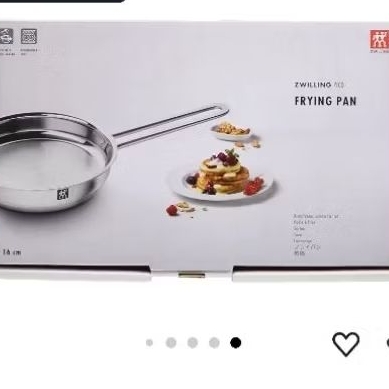 Zwilling J. A. Henckels 66658-160 Pico Frying Pan, 6.3 inches (16 cm), Stainless Steel
