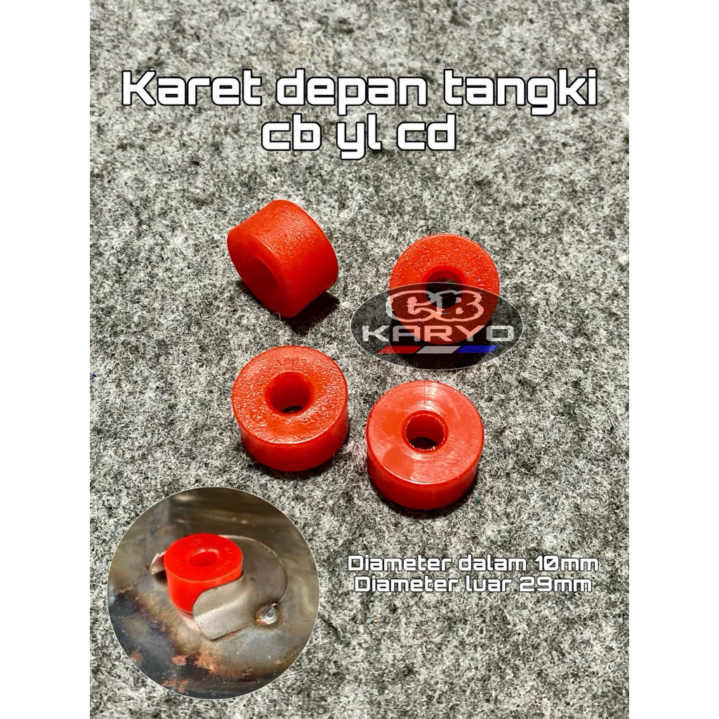 KARET TANGKI DEPAN CB GL 100 ASTRA CD BAHAN NYLON
