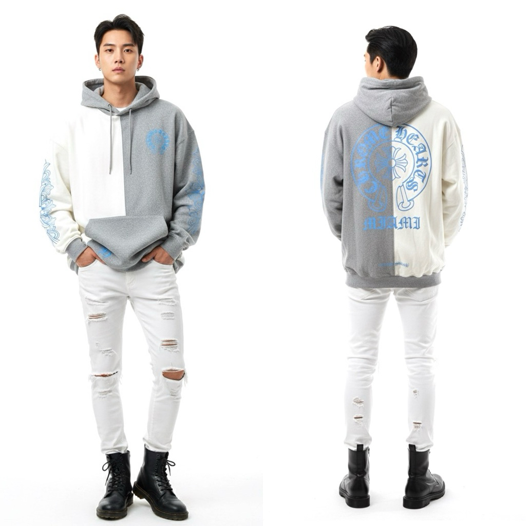 hoodie CH two tone