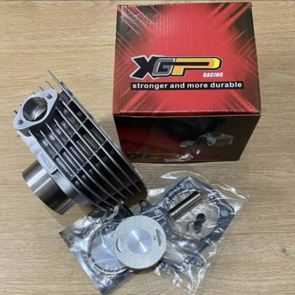 CYLINDER BLOK SET TIGER 196 XGP PISTON 65,5 PNP CYL BLOK TIGER SET PISTON 65,5 196 CC XGP RACING