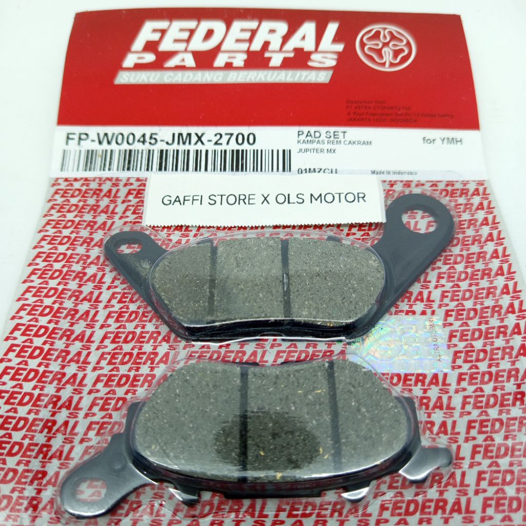 KAMPAS REM DEPAN JMX FEDERAL MIO J SOUL GT 115 FINO 115 JUPITER MX , NMAX (RR)
