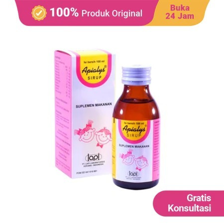 APIALYS SIRUP 100 ML/MULTIVITAMIN ANAK / VITAMIN UNTUK ANAK