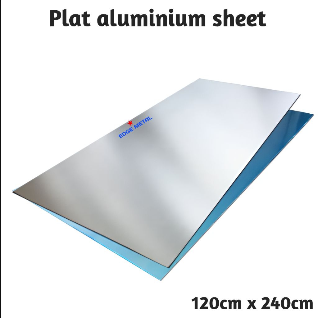 PLAT ALUMINIUM 1100 | 1.5MM X 120CM X 240CM | PLAT ALUMINIUM LEMBARAN