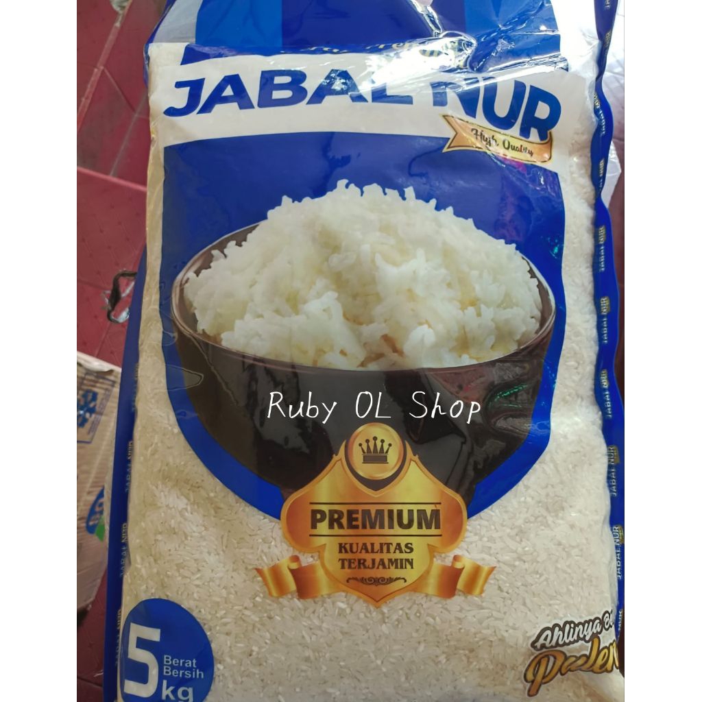 BERAS 5KG PREMIUM JABAL NUR || Beras Premium Berkualitas || Jabal Nur Beras 5 kg