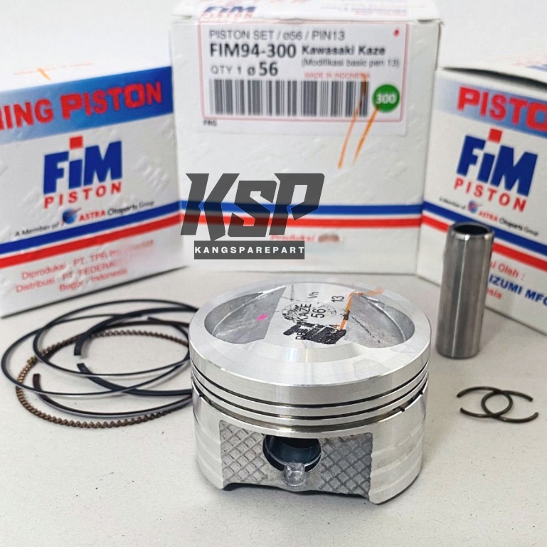SEHER PISTON SET FIM KAZE 56 mm Pin 13 FIM IZUMI