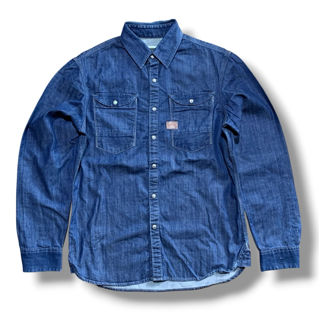 G-Star Raw RANCH SHIRT L/S Denim Snap Button Shirt
