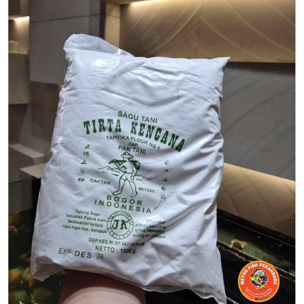 TEPUNG SAGU / TAPIOKA CAP PAK TANI TIRTA KENCANA 1 KG