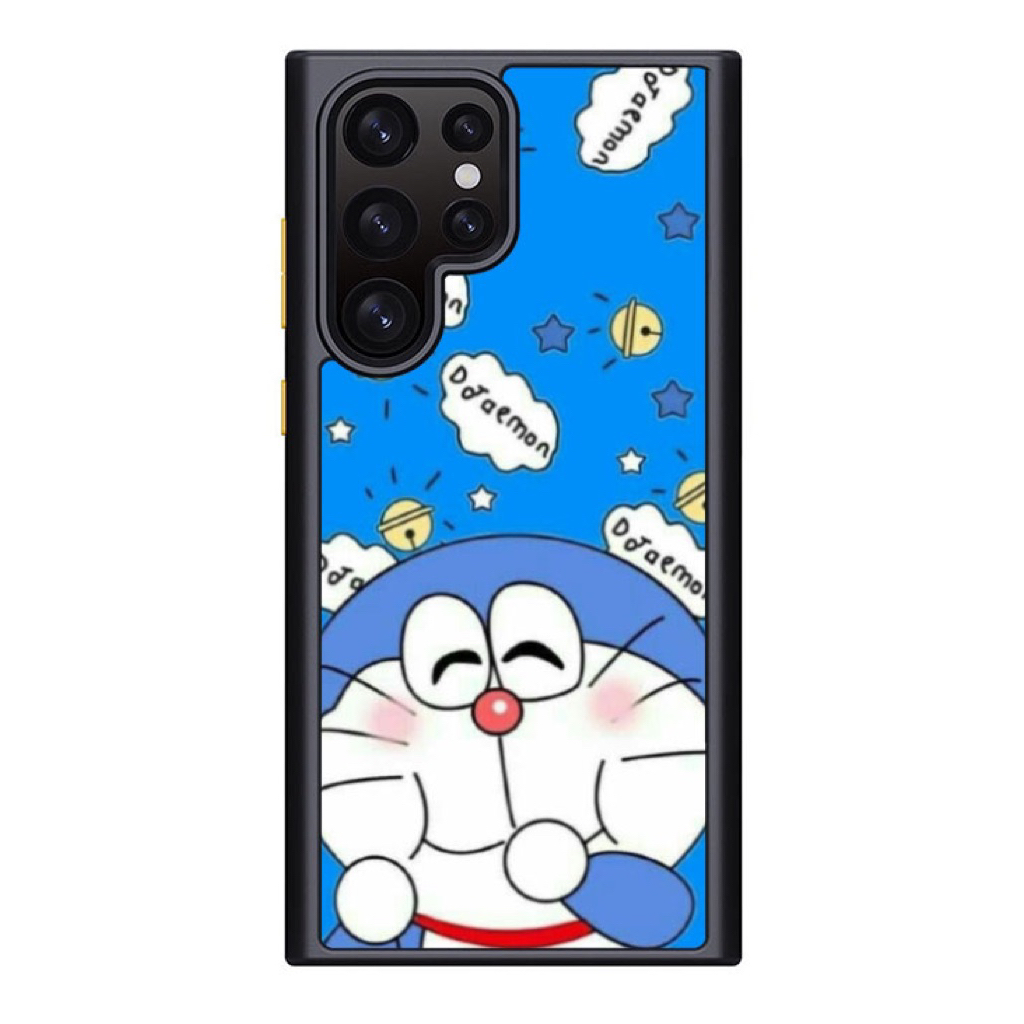 Hybrid Case Casing Samsung Galaxy S25 Ultra S24 S23 S22 S21 S20 Ultra Plus FE , Case Doraemon ,HC104