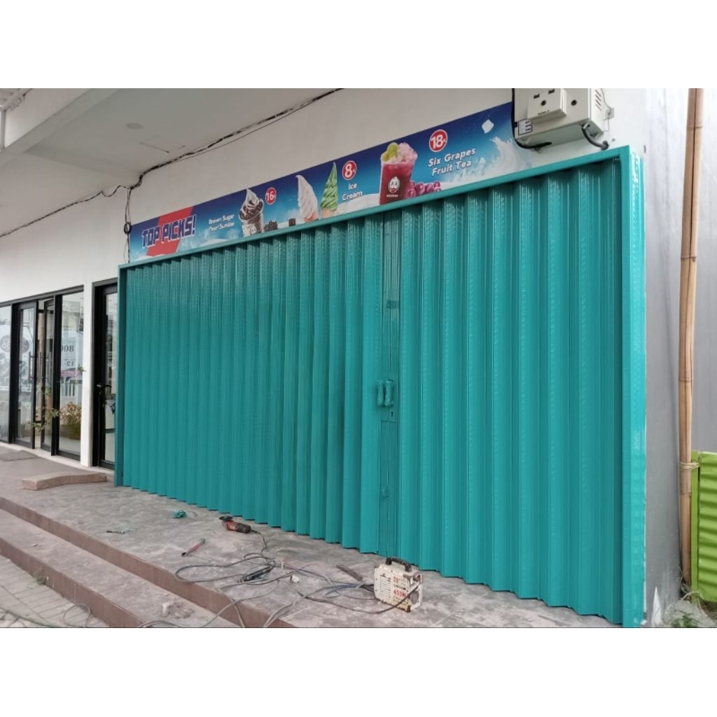pintu folding gate rolling door