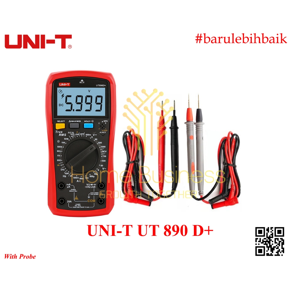 UNI-T UT890D+ UT890 890D+ UT 890 D+ Multimeter Digital True RMS Profesional Tester Avometer Multites
