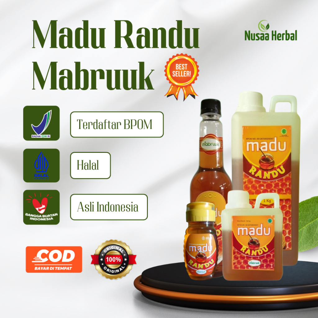Madu Randu Mabruuk Asli  || Madu Murni Bunga Randu Mabruuk