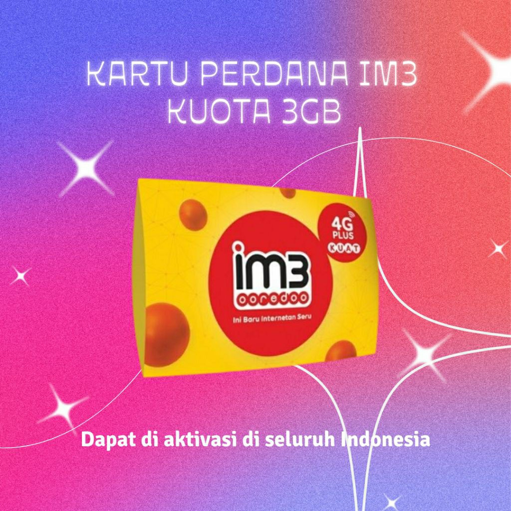 KARTU PERDANA IM3 KUOTA 3GB