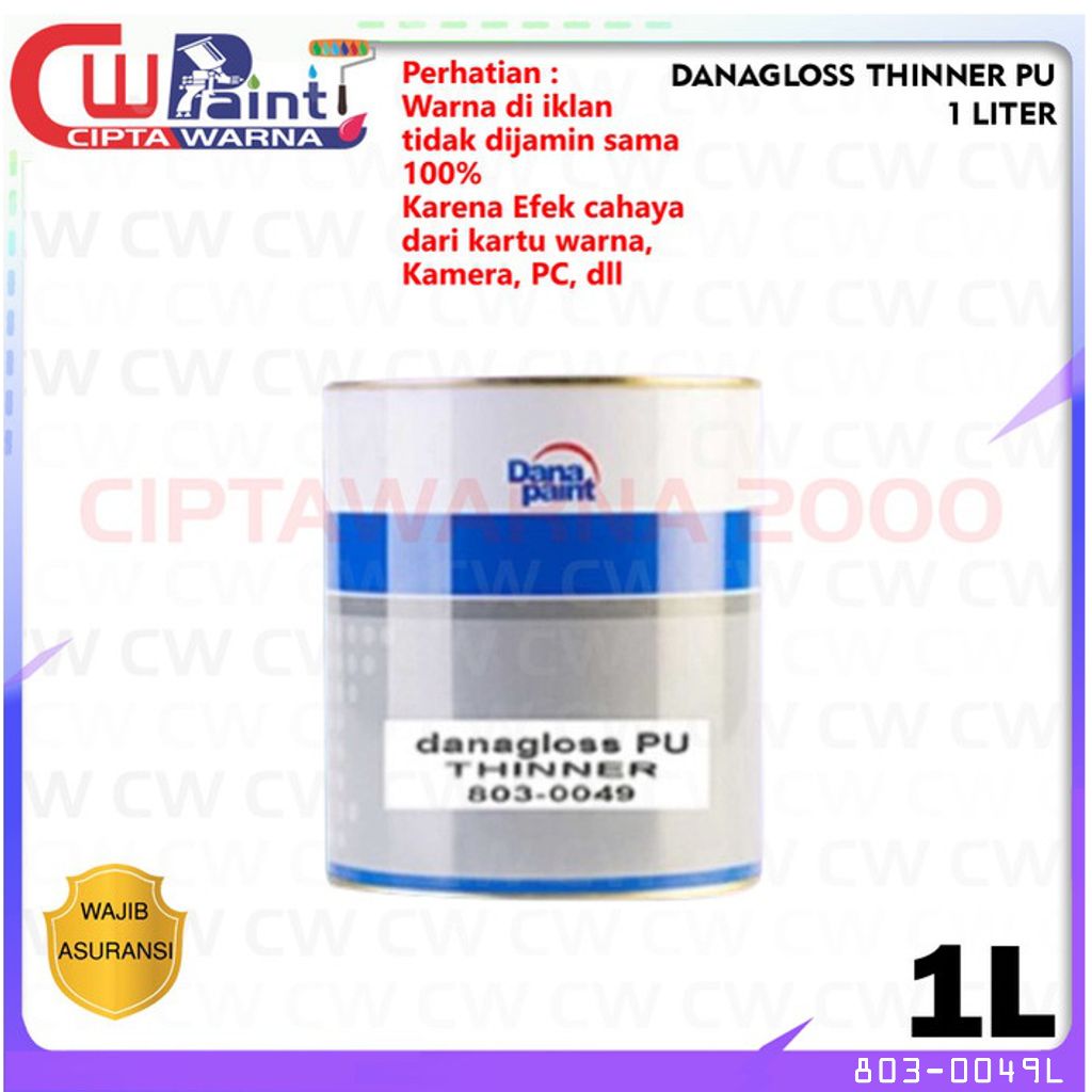 Dana Paint Danagloss Dana Thinner PU Pengencer Pelarut Cat - CWK