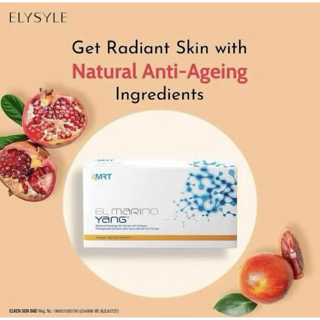 Elken El Marino Yang – Minuman Kolagen & Anti Aging (20 Sachets)