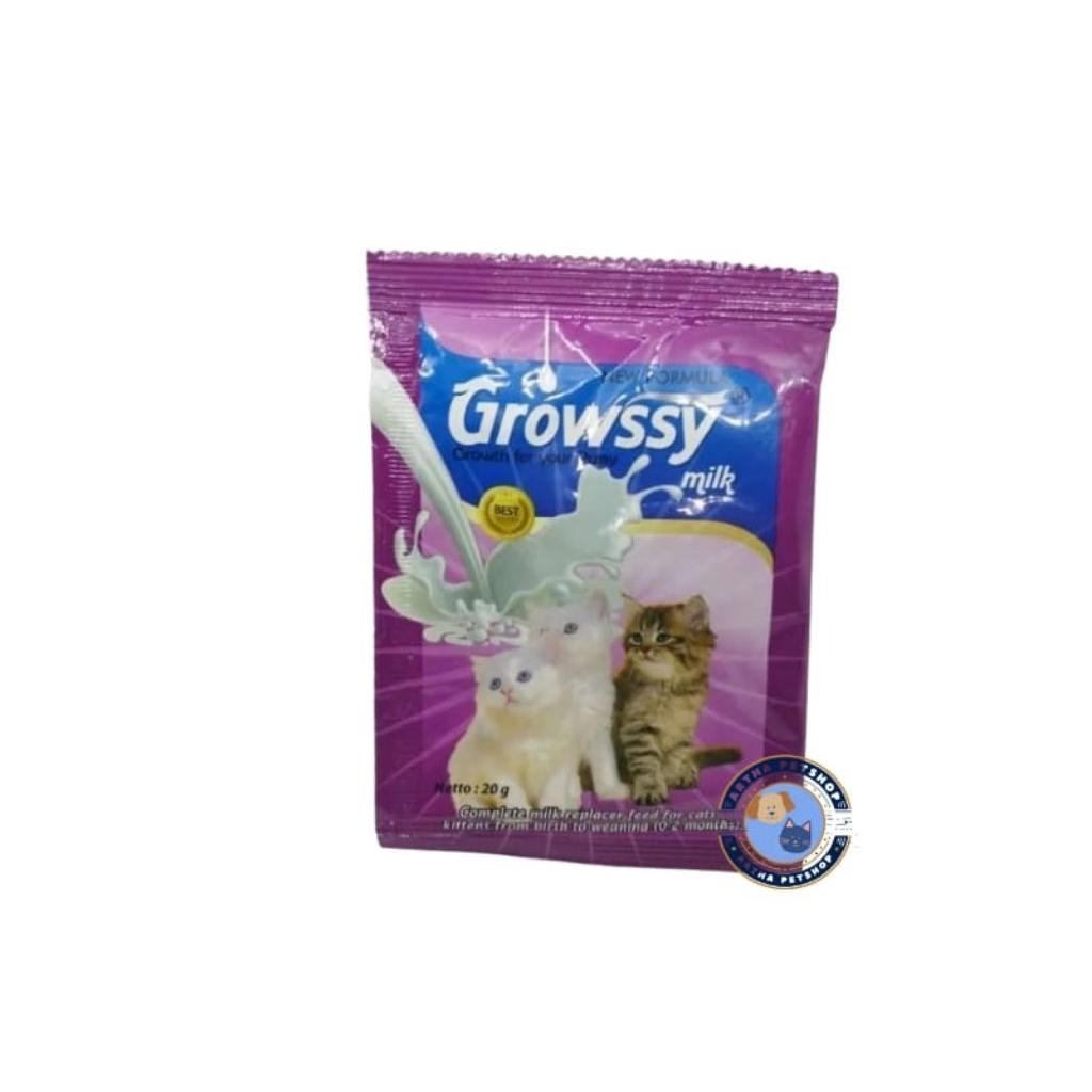 susu growssy/susu kucing/susu bayi kucing/susu anak kucing/cat milk