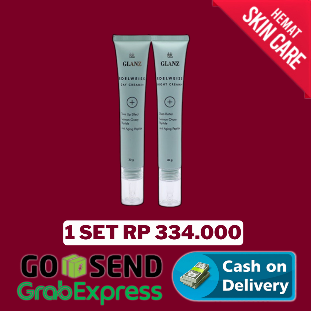 Glanz Edelweiss Night Cream Krim Malam Untuk Regenerasi Sel Kulit Wajah Original KK Indonesia