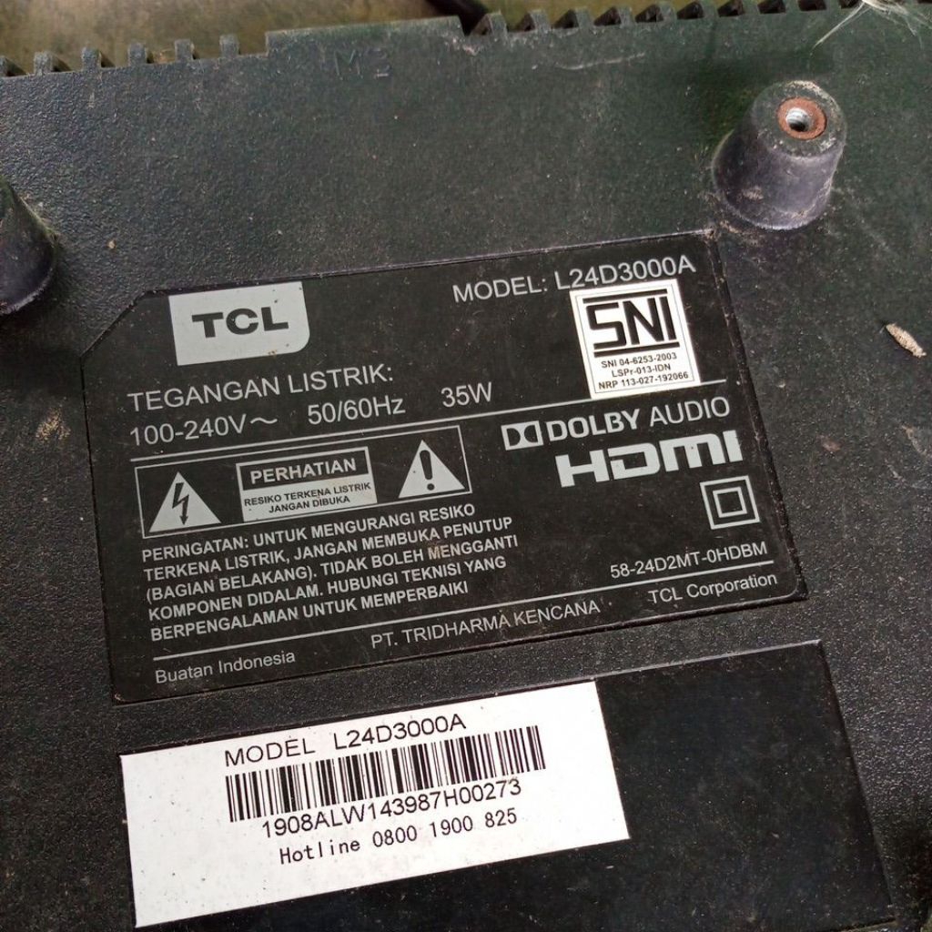 mainboard tv TCL 24D3000A