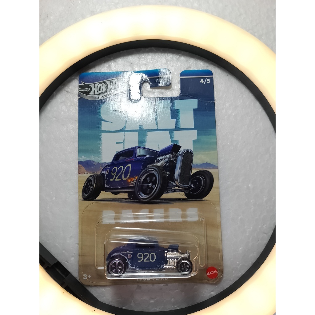 HotWheels 1932 Ford Klasik Biru Tua Rare Edisi Salt Flat 920 Seri 4/5 barang langka