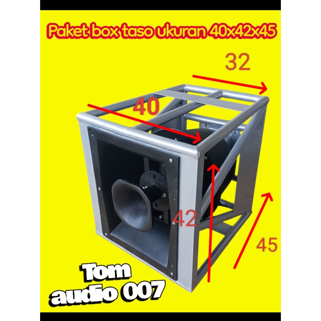 box taso 12 inc,horn tweeter,horn midel 30x38,horn midel taso