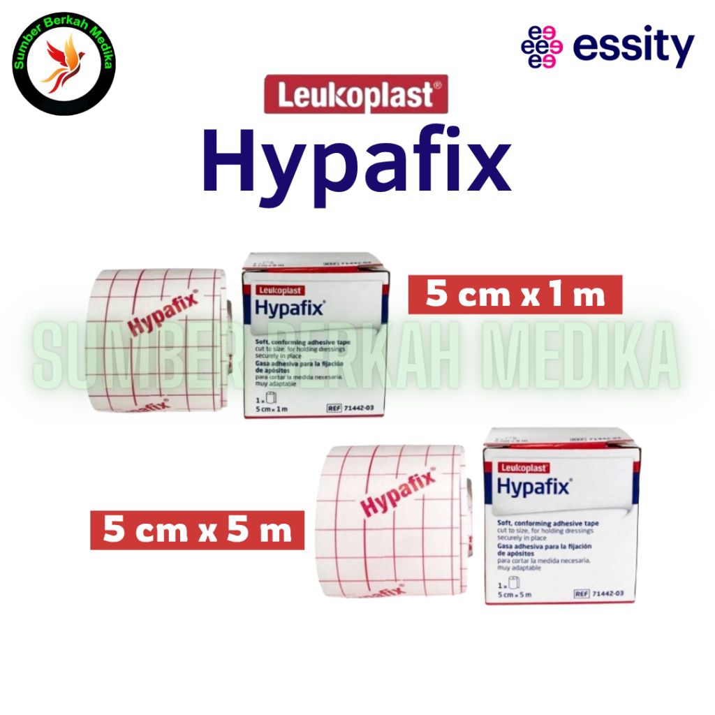 HYPAFIX PLESTER PEREKAT NON-WOVEN(5CMx1M)(5CMx5M)
