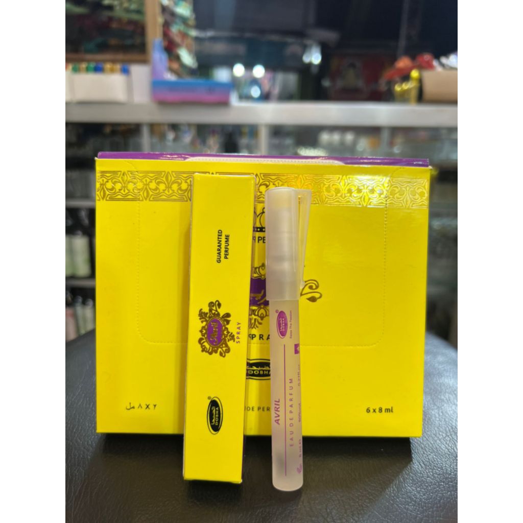 Parfum Avril spray bentuk pulpen Dobha 8ml pen
